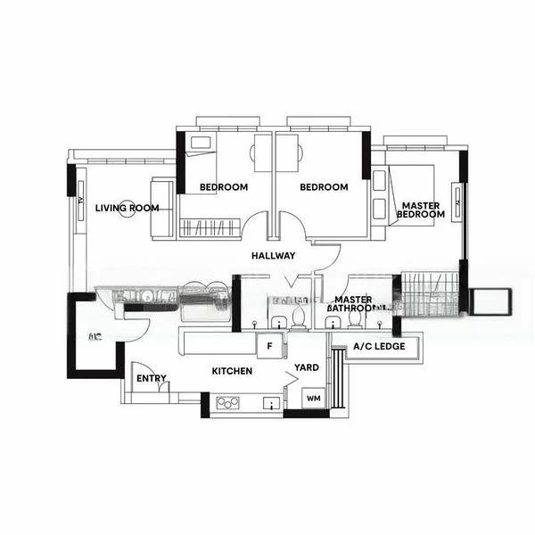 4 Room (4A) HDB for Sale in  186A Bedok North Street 4 - Image 5
